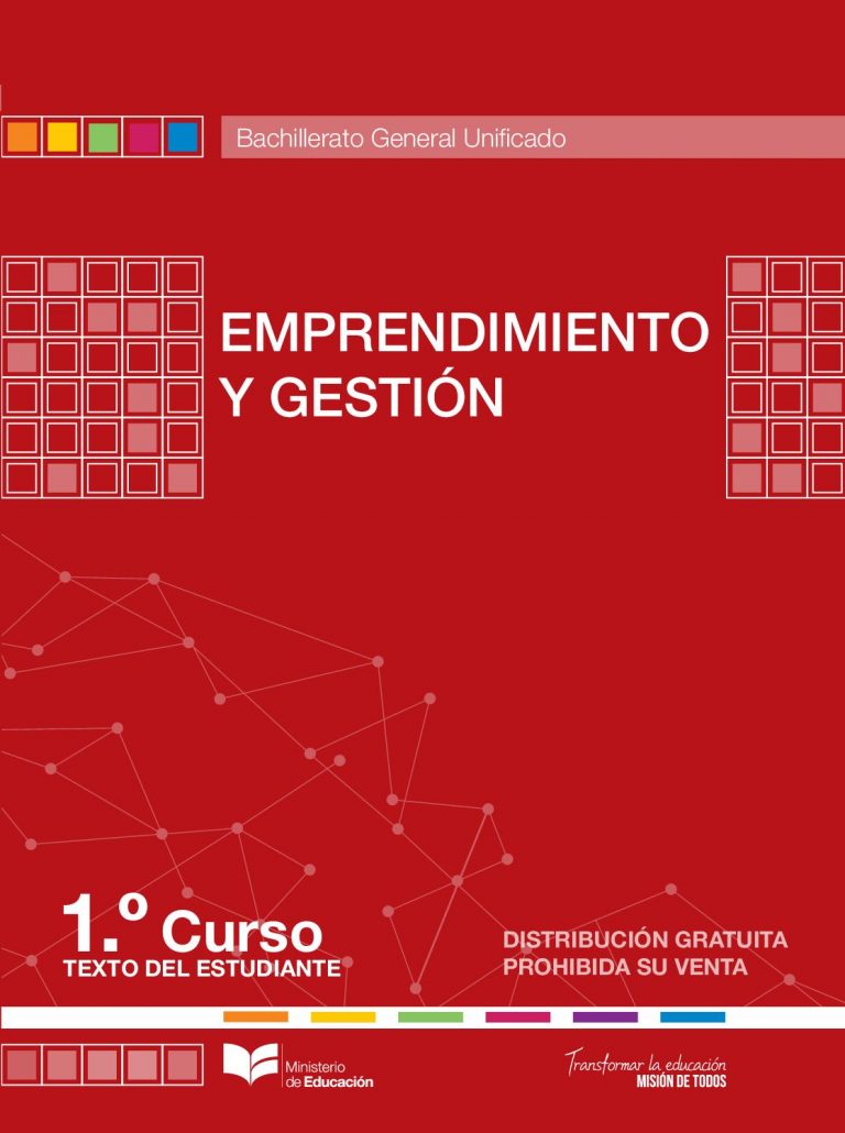 ?? Libro de Emprendimiento y Gestión 1 BGU (Descargar PDF)